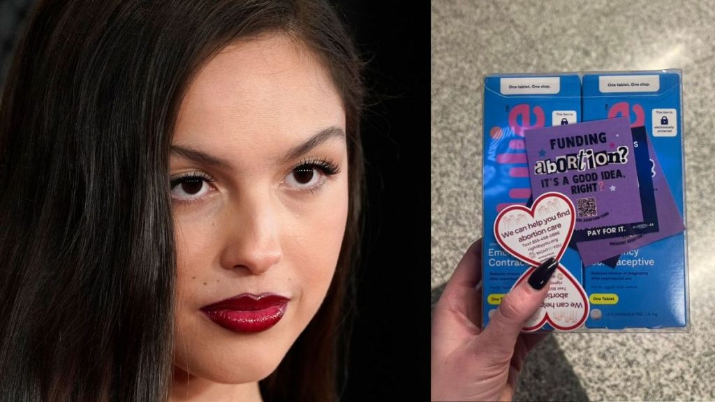 Olivia Rodrigo is handing out free morning-after pills and condoms on her US tour – angering Republicans