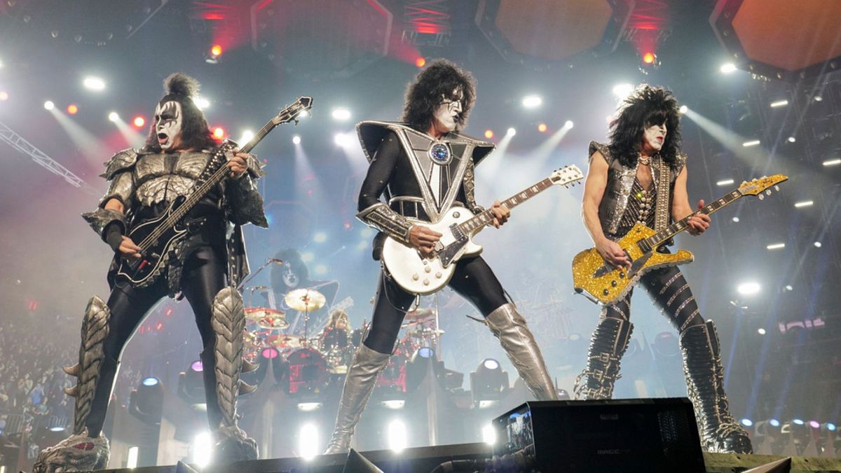 KISS perform during the final night of the