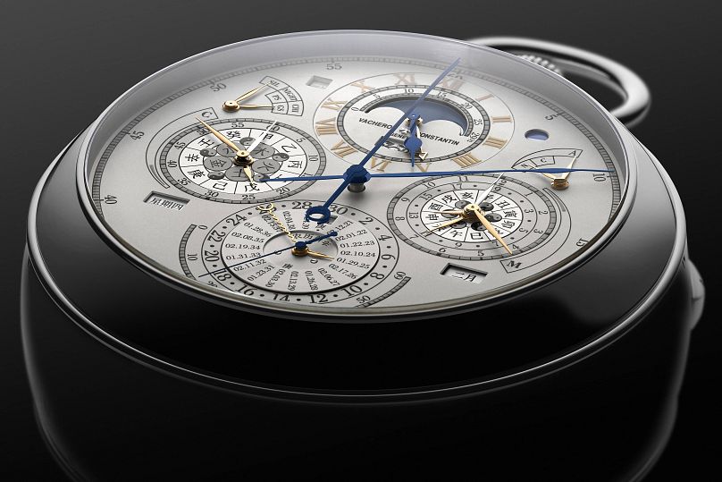 La montre de poche Berkley Grand Complication est la première montre à disposer d'un quantième perpétuel chinois.