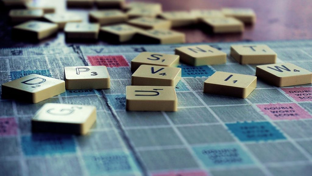 Scrabble board