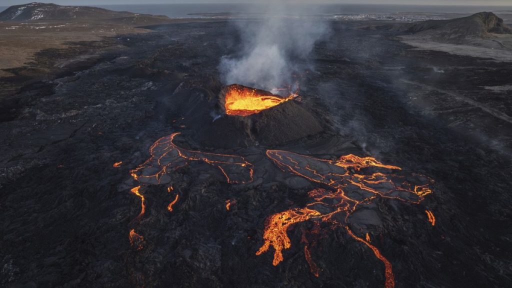 Iceland volcano.