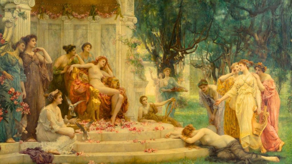 Psyche before the Throne of Venus by Henrietta Rae