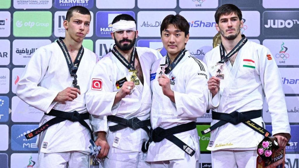 1. GRIGALASHVILI Tato (GEO) 2. ARBUZOV Timur (AIN) 3. LEE Joonhwan (KOR) 3. MAKHMADBEKOV Somon (TJK).