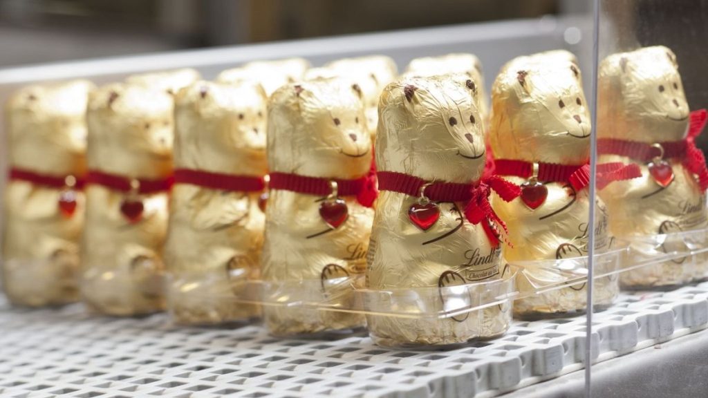 Lindt production line