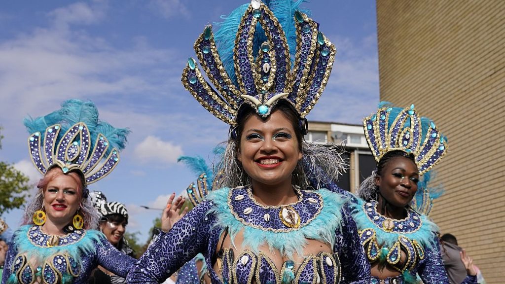 Notting Hill Carnival in west London, 2022