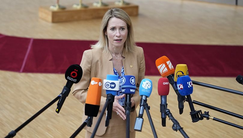 Kaja Kallas a poussé l'UE à adopter des sanctions plus sévères contre la Russie.