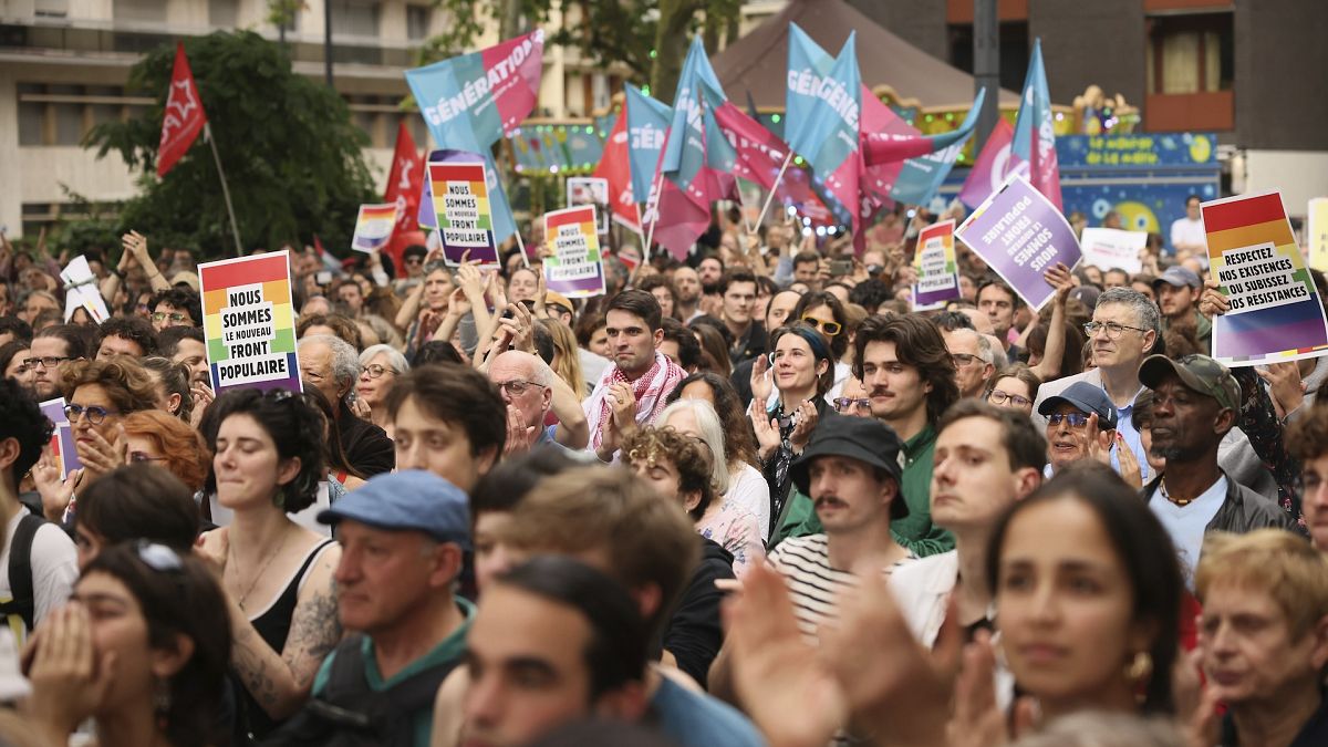 Supporters of the France