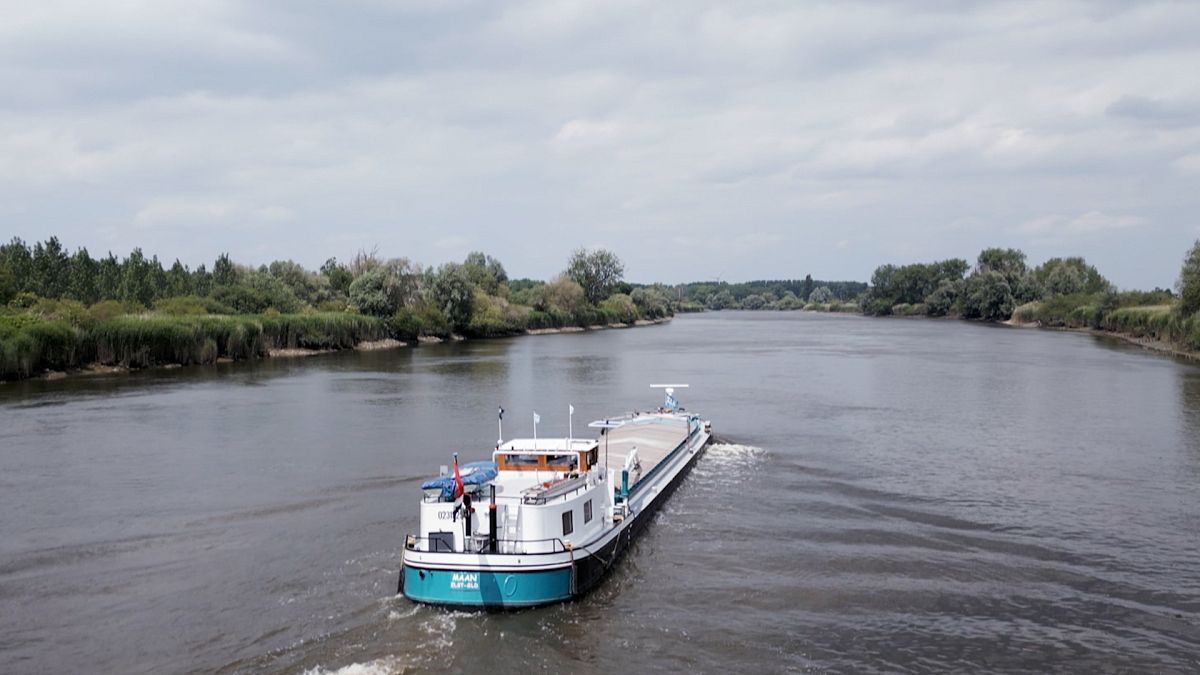 The Scheldt River flows through Flanders to its outlet in the North Sea