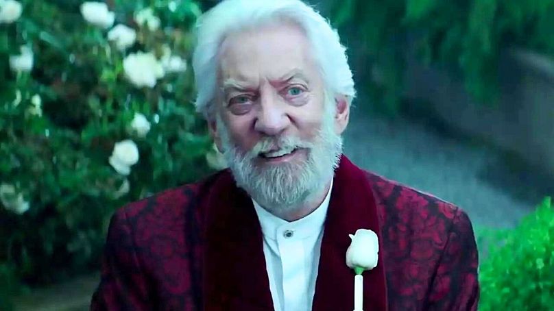 Donald Sutherland dans la série Hunger Games