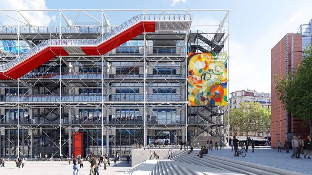 The Pompidou Centre is known for its groundbreaking