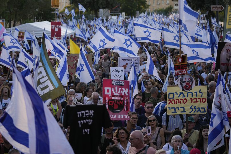 Les manifestants ont marché vers la résidence du Premier ministre Netanyahu