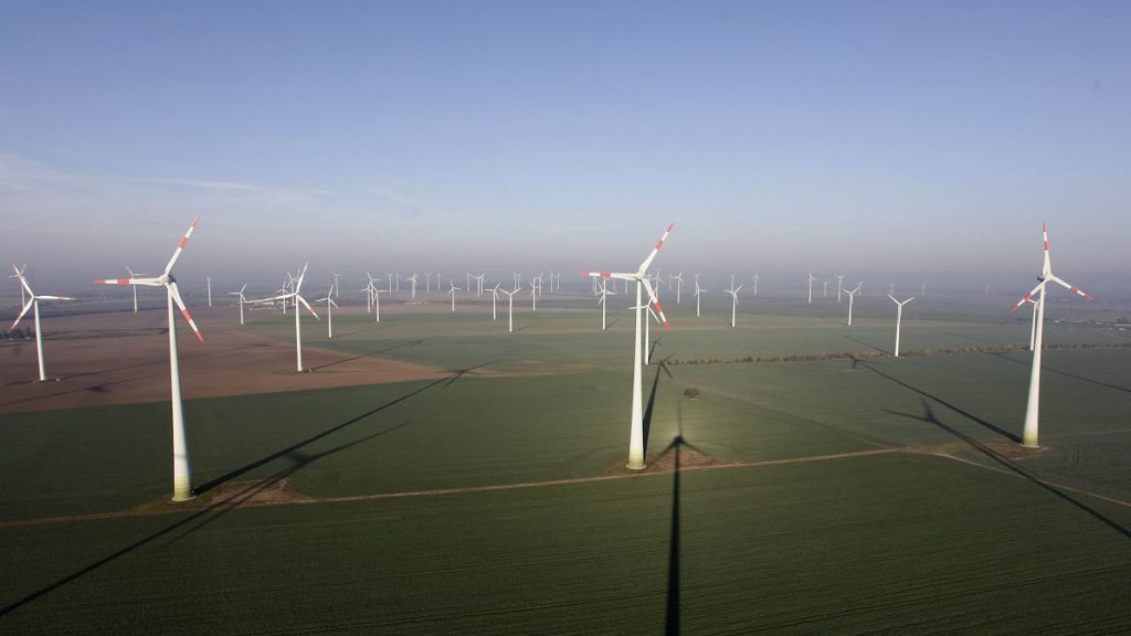 Wind turbines in Germany