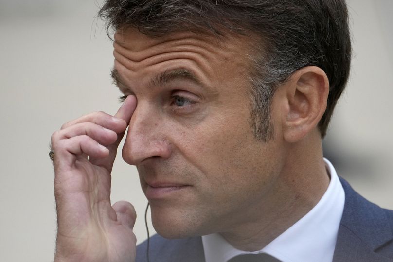 Le président français Emmanuel Macron 