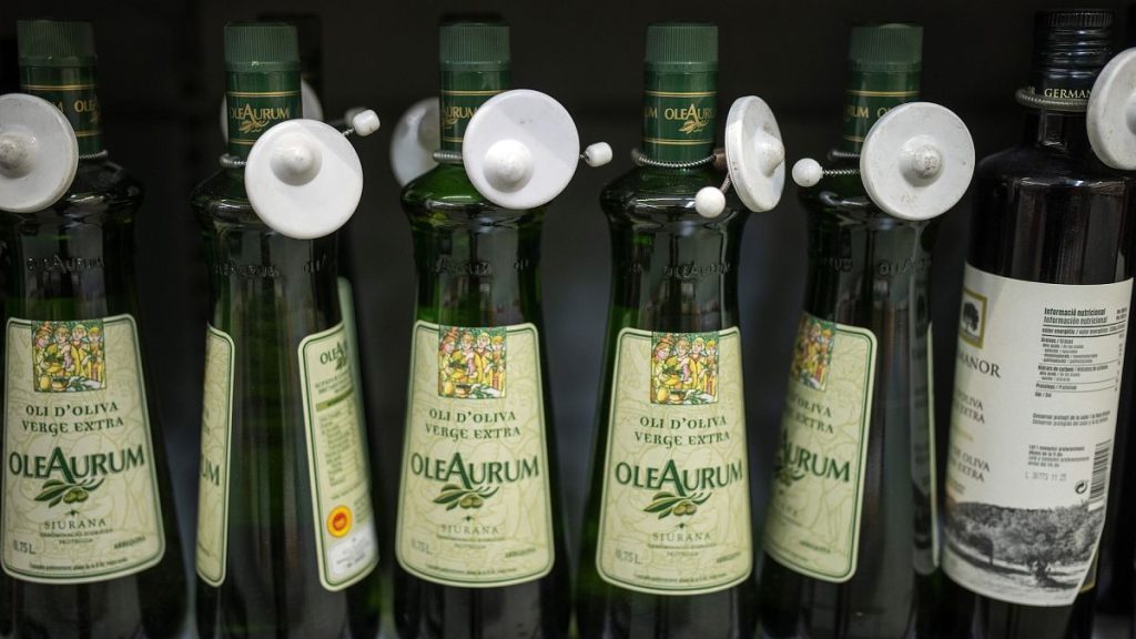 Oil is getting so expensive that bottles are being sealed with anti-theft devices