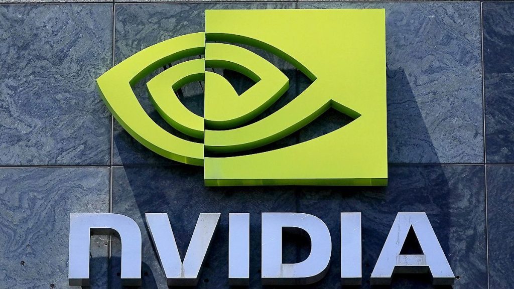 A sign for a Nvidia building is shown in Santa Clara, Calif., May 31, 2023.