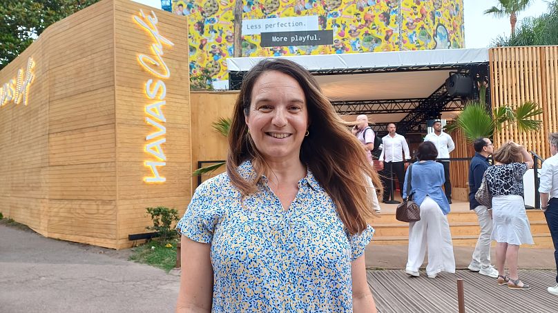 Joanna Lawrence d'Havas s'est entretenue avec Euronews Business au Cannes Lions Festival of Creativity 2024