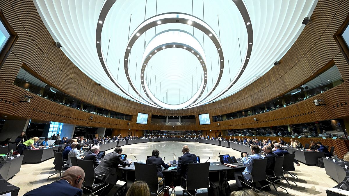 Environment ministers in Luxembourg on 17 June 2024 for an EU Council summit