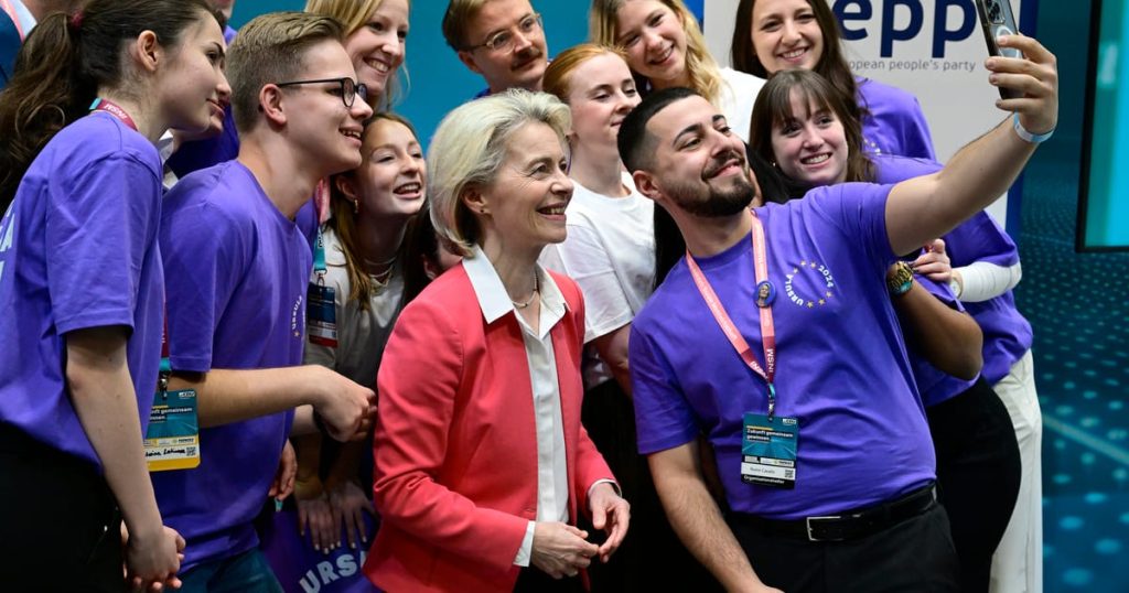 Sur la route avec von der Leyen : Lattes, selfies et faux sang