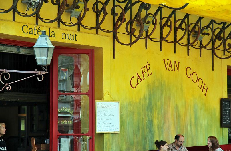 Café van Gogh à Arles, France.