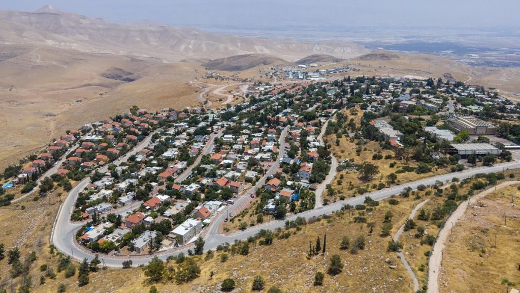 The West Bank Jewish settlement of Ma