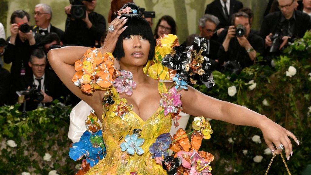 Nicki Minaj cancels festival slot in Romania - Pictured: Nicki Minaj attends The Metropolitan Museum of Art