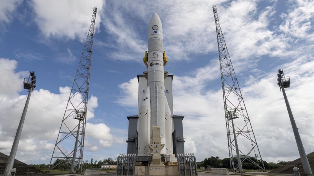 Ariane 6 during a test.