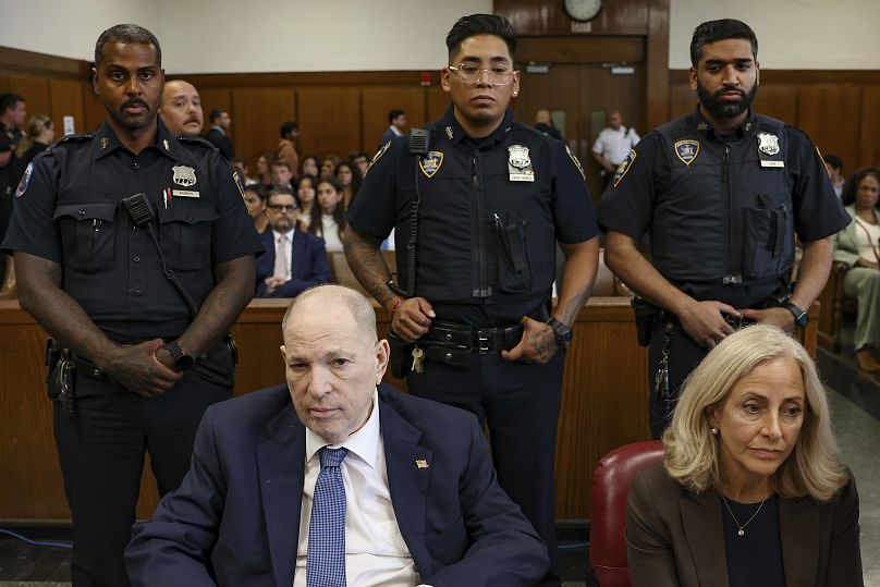 L'ancien producteur de cinéma Harvey Weinstein comparaît devant le tribunal pénal de Manhattan à New York - Mardi 9 juillet 2024