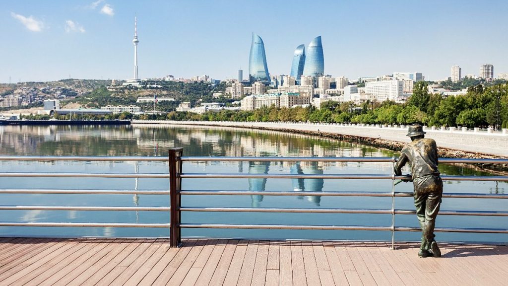 Seaside boulevard, Baku, Azerbaijan