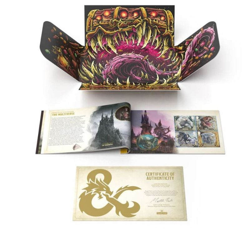 Carnet de timbres de prestige DUNGEONS & DRAGONS en édition limitée