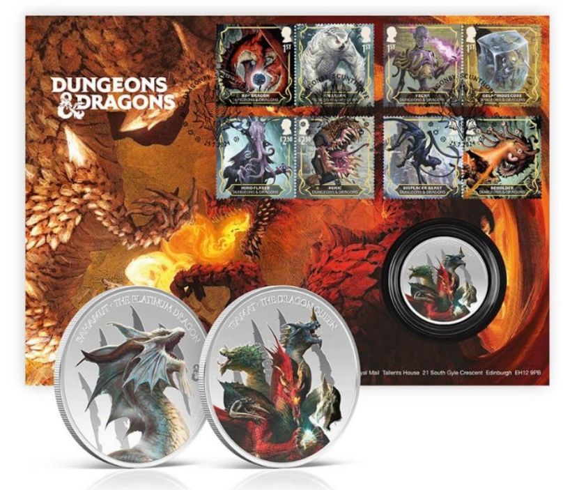 Couverture de médaille Dragons DUNGEONS & DRAGONS