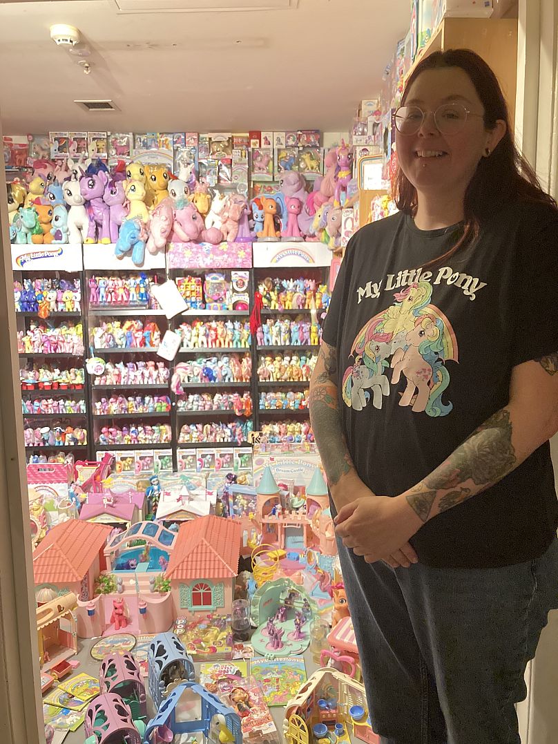 Miranda Worby et sa collection My Little Pony. 