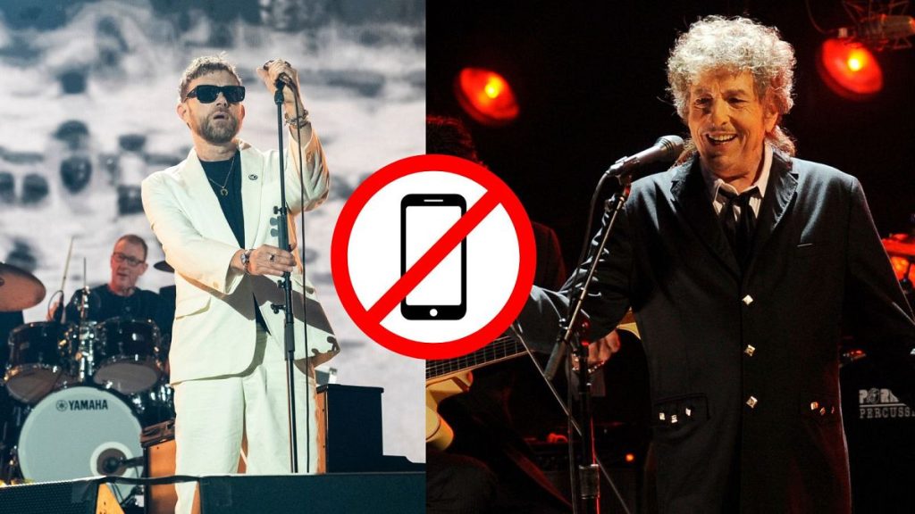 Damon Albarn vs Bob Dylan: Should phones be banned at gigs?