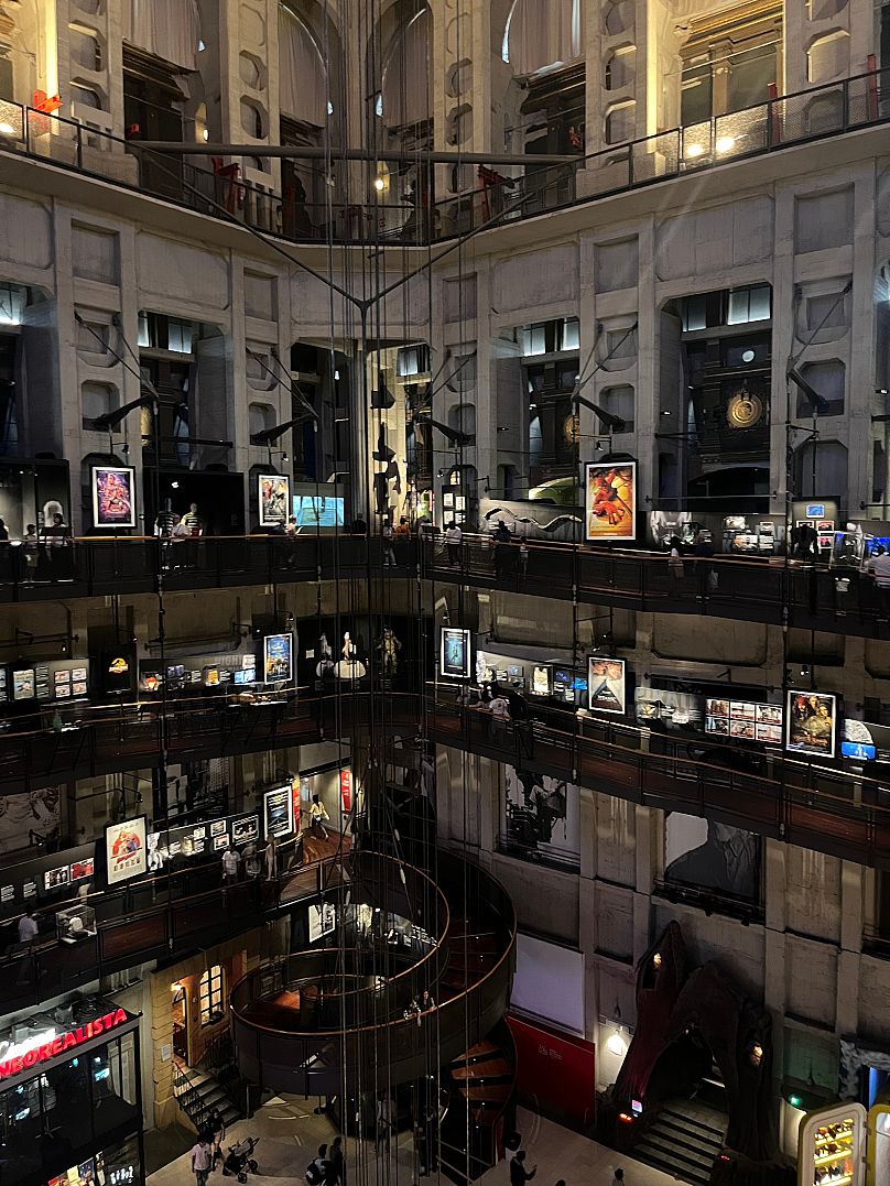 Dans le trésor du Musée national du cinéma de Turin, à la Mole Antonelliana