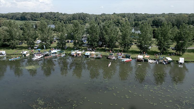 La dernière édition de la Plastic Cup a eu lieu sur le lac Tisza et la rivière Tisza en Hongrie