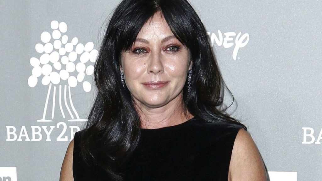 FILE - In this Nov. 14, 2015 file photo, Shannen Doherty attends the 4th Annual Baby2Baby Gala in Culver City, Calif.