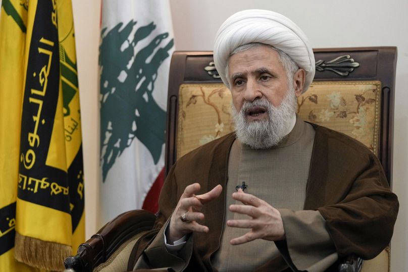 Le chef adjoint du Hezbollah, Cheikh Naim Kassem.
