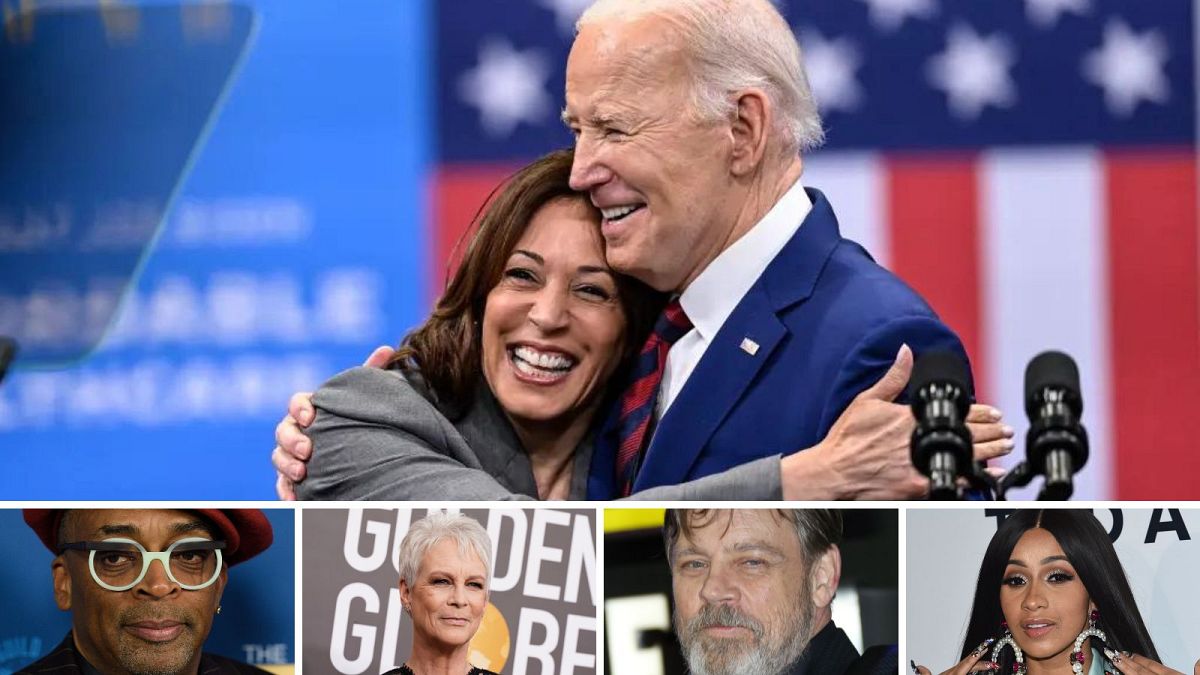 Celebrities react to Joe Biden dropping out of US presidential race