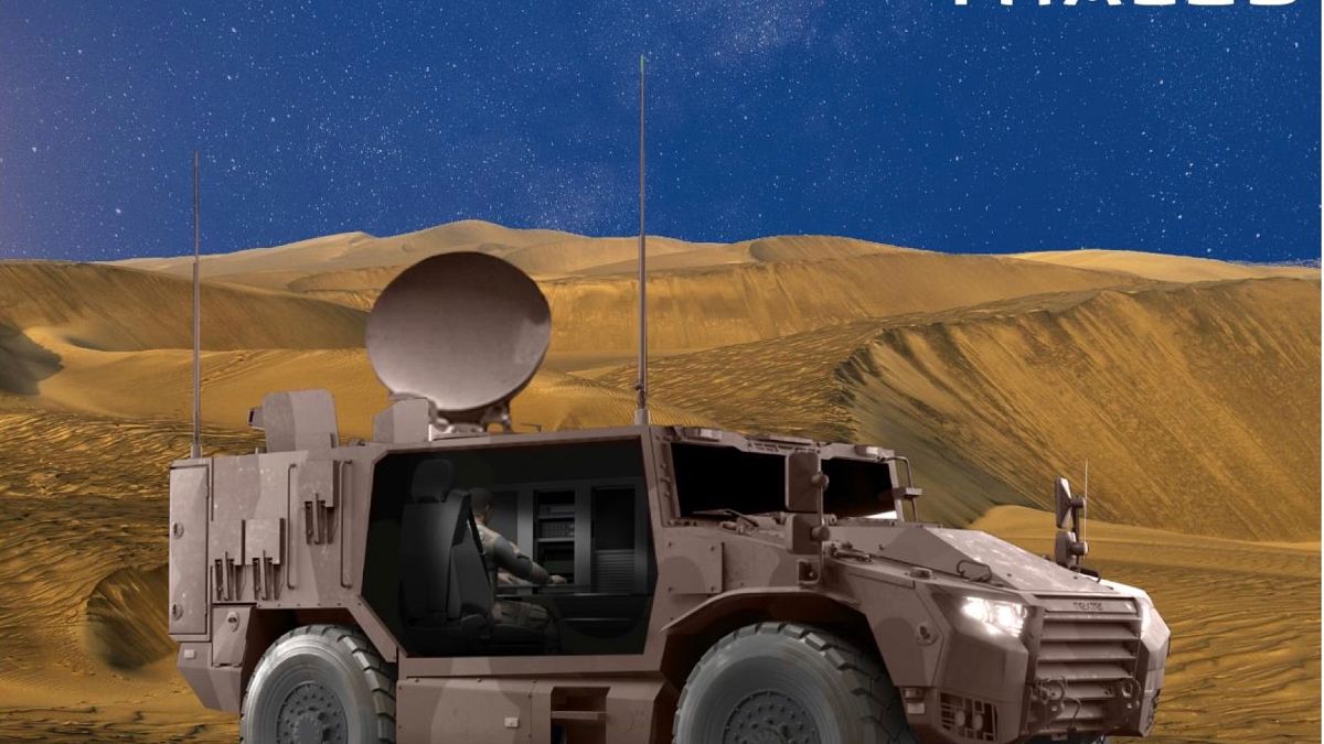 Thales dual-band X/Ka satellite communication stations to be supplied to the French Army.