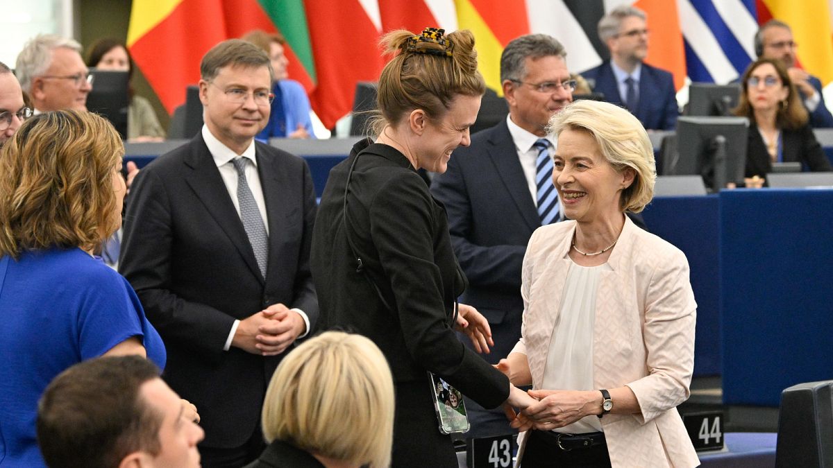 Ursula von der Leyen is re-elected European Commission President