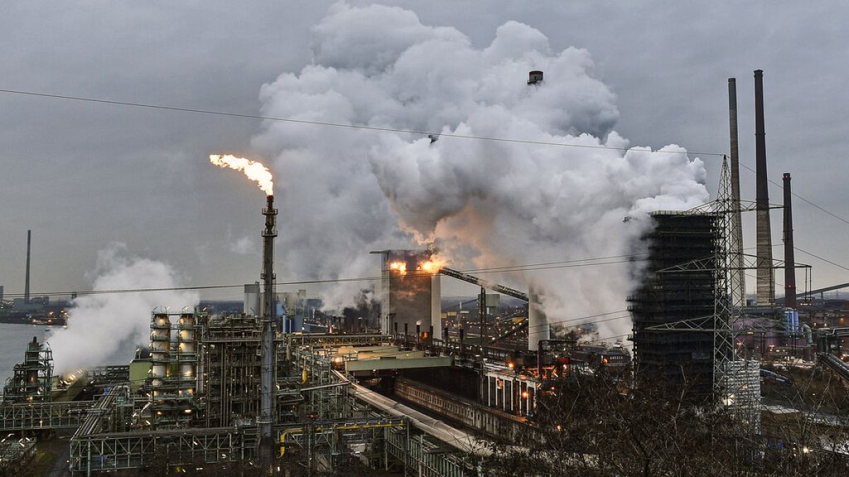 A coking plant near Duisburg, Germany. Steel production is one industrial sector that is looking to CCS to reduce carbon emissions