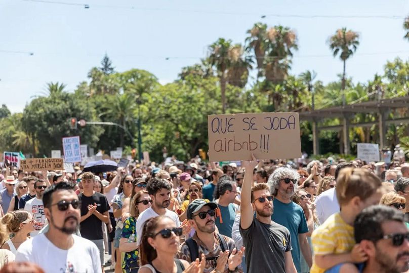 Les hébergements touristiques comme Airbnb sont accusés d'être à l'origine de la flambée des prix des loyers à Malaga.