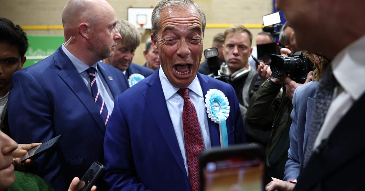 Nigel Farage prend d'assaut le parlement britannique. Lancez la musique des Dents de la mer.