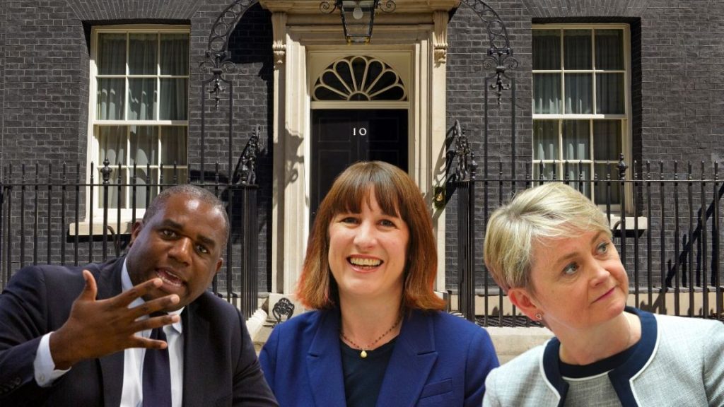 David Lammy, Rachel Reeves and Yvette Cooper. Euronews.