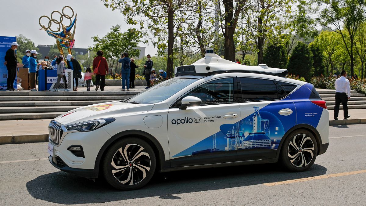 A Baidu Apollo Robotaxi