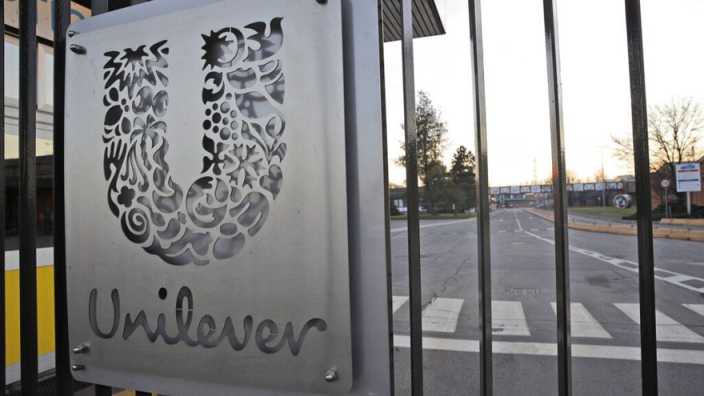 A view of the Unilever factory in Casalpusterlengo, near Lodi in Northern Italy. Feb. 21, 2020.