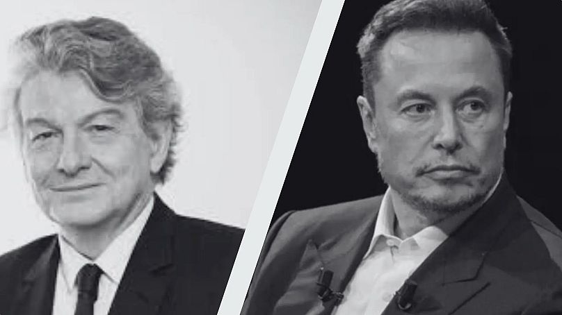 Thierry Breton et Elon Musk