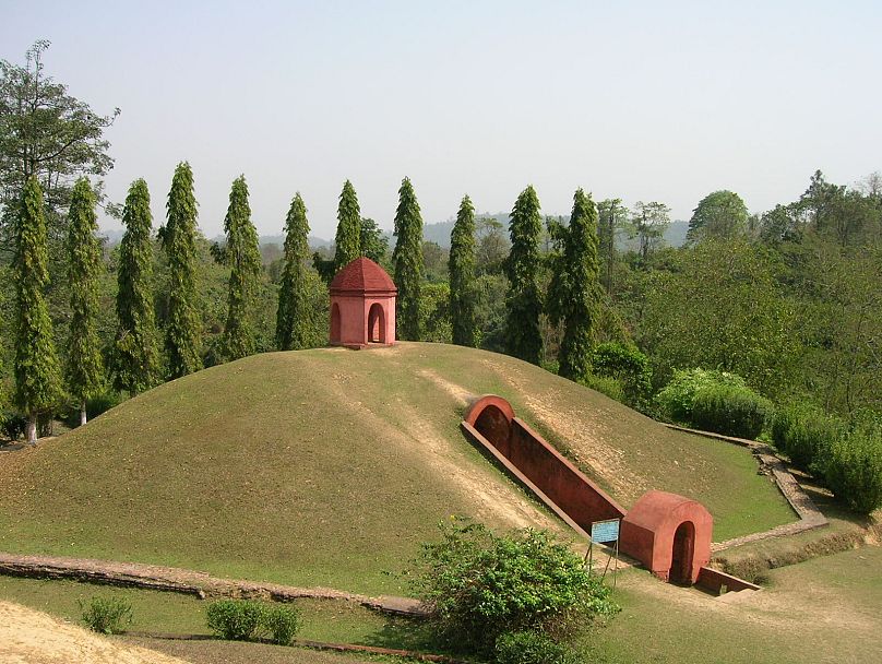 Charaideo Maidam of Ahom Kings at Charaideo in Sivasagar, Assam