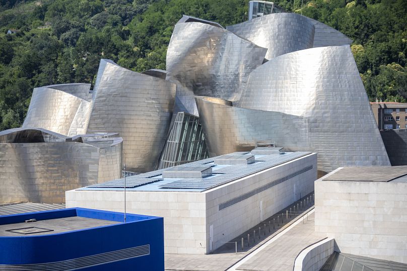 Le musée Guggenheim de Bilbao, Espagne.