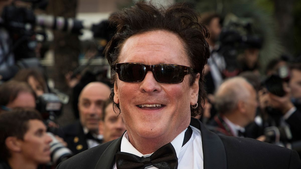 Michael Madsen poses for photographers at Cannes in 2018