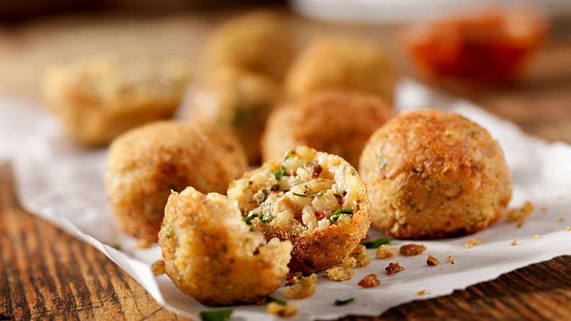 Une assiette d'arancini... ou d'arancine ?